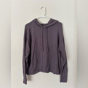 Lululemon Double Knit Sweater Hoodie Size M/L Dusky
Lavender Lilac Purple